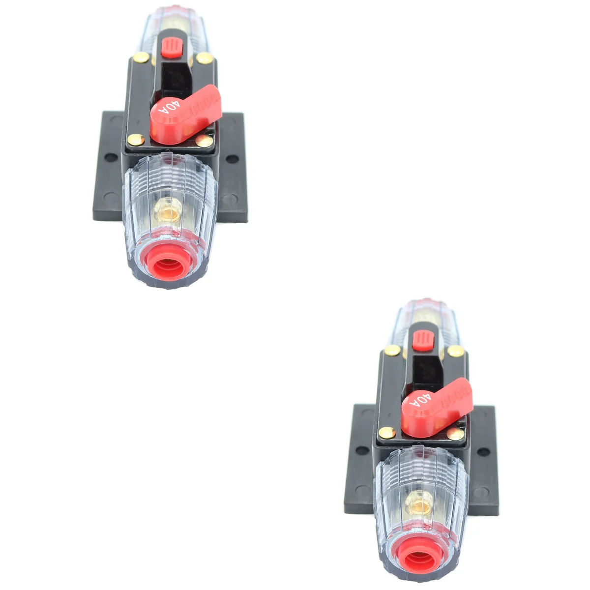 

2pcs 40 Amp In-Line Circuit Breaker Stereo-Audio Car RV 40A Fuse 12V/24V/32V
