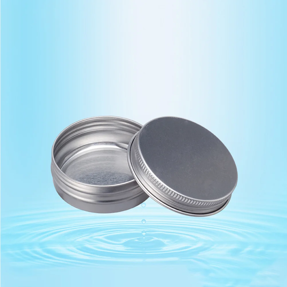 

Jarstravel Tin Jartins Cream Aluminumlids Empty Creams Bottle Metal Cans Bottles Toiletries Box Round Aluminiumtea Container