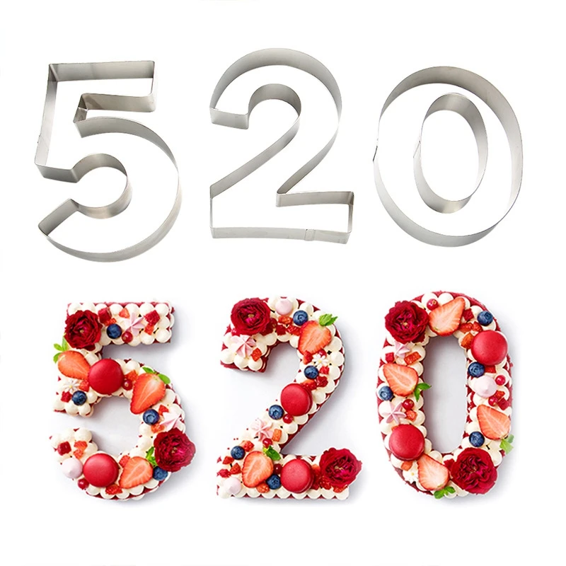 1 Набор 0-8 цифр форма для торта инструменты украшения тортов кондитерские изделия