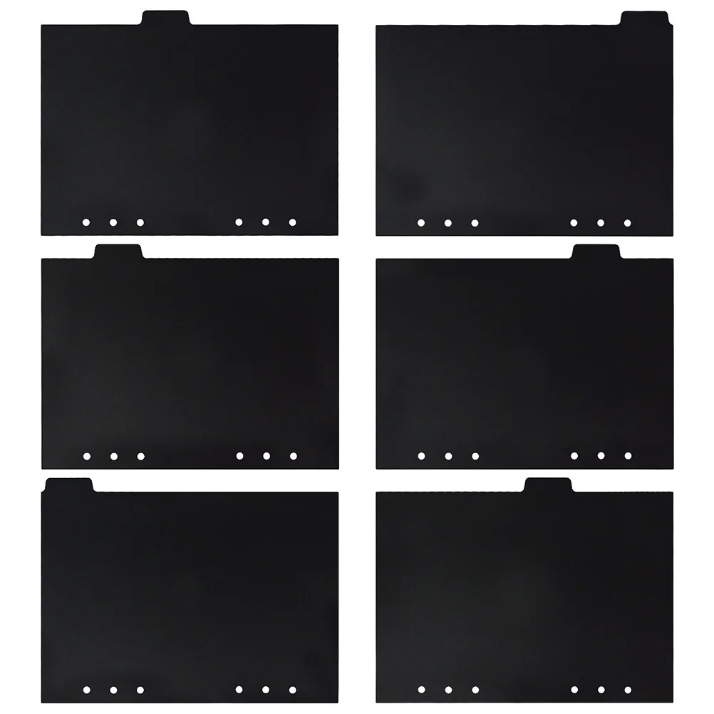 

6Pcs Household Notebook Dividers Professional Tab Dividers Convenient Binder Tabs Book Accessory