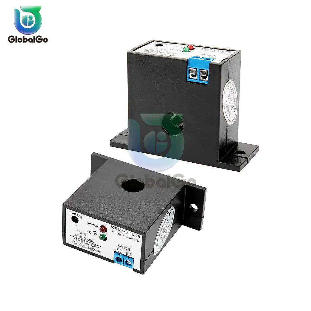 Нормально открытый настоящий воспринимая АК 0,2 переключателя датчика-30А регулируемый Свтич датчика SZC23-NO-AL-CH