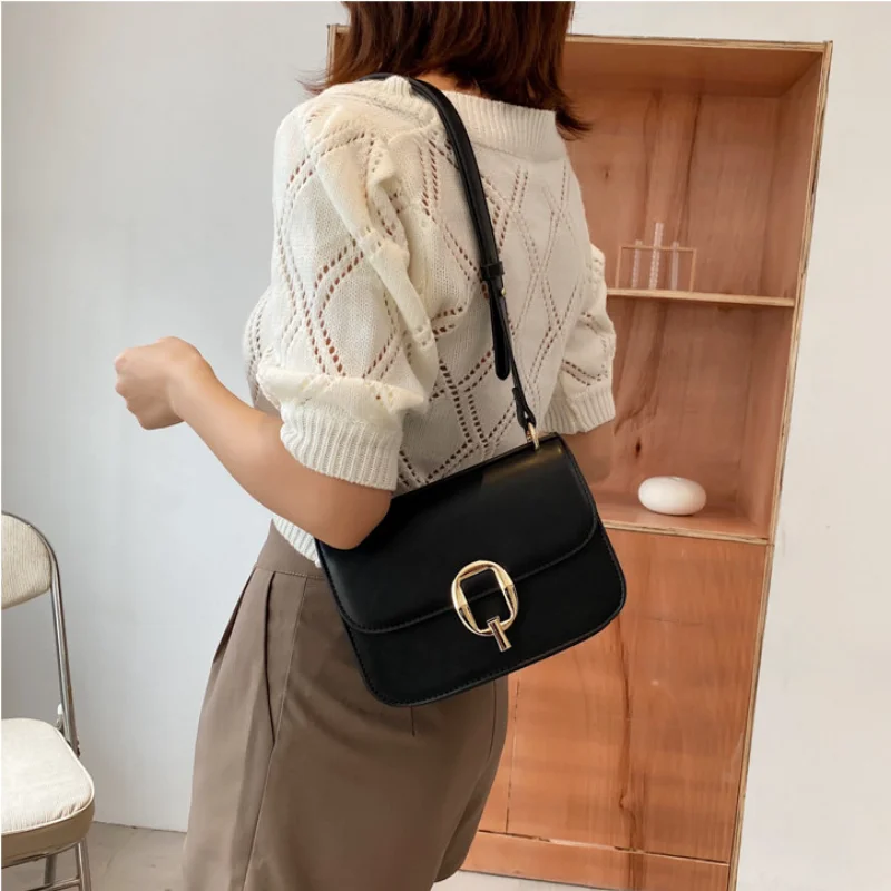 Women's Retro Fashion Shoulder Small Square Bags Luxury Trend Crossbody Underarm сумка женская Purses and Handbags Free Shipping