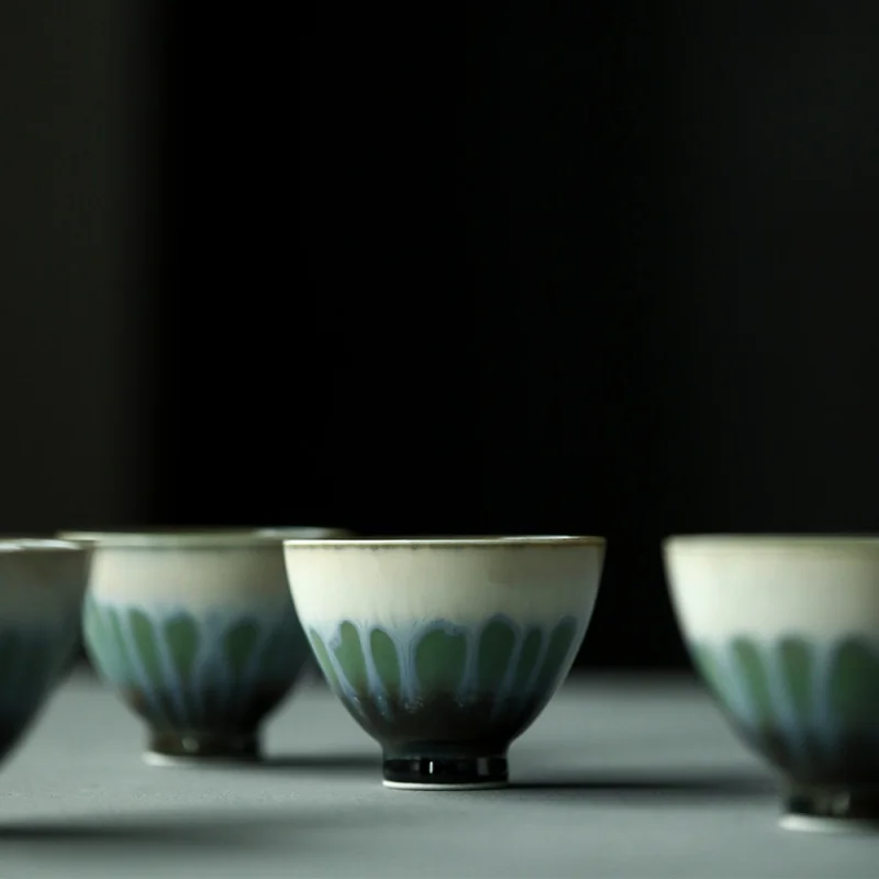 Чашка для чая Mutao Jingdezhen ручной работы, чашка для запекания, чайная чашка из фарфора, чашка для чая в стиле кунг-фу, одинарная чашка, зеркальная чашка, чашка для чая Чашка для чая Mutao Jingdezhen ручной работы, чашка для запекания, чайная чашка из фарфора, чашка для чая в стиле кунг-фу, одинарная чашка, зеркальная чашка, чашка для чая