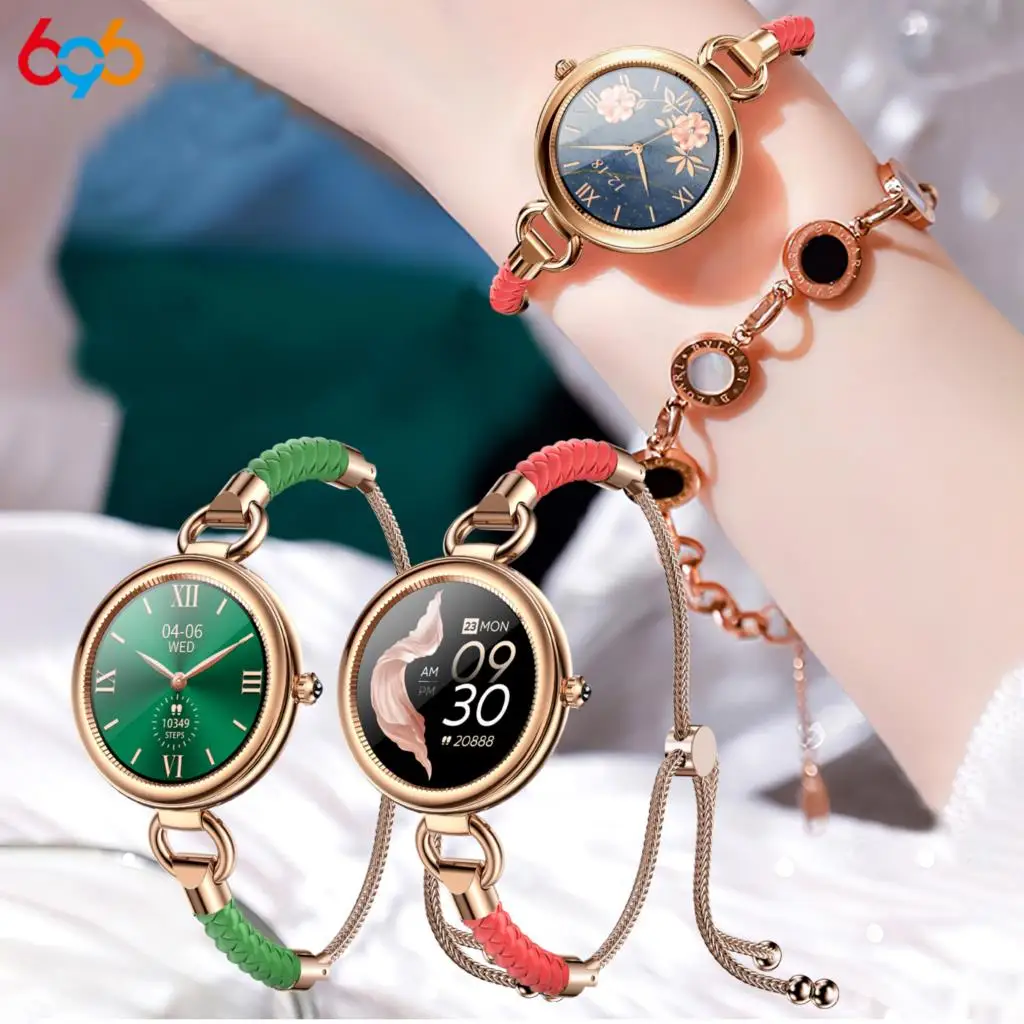 

Женские Смарт-часы GT01 с шагомером, пульсометром и тонометром