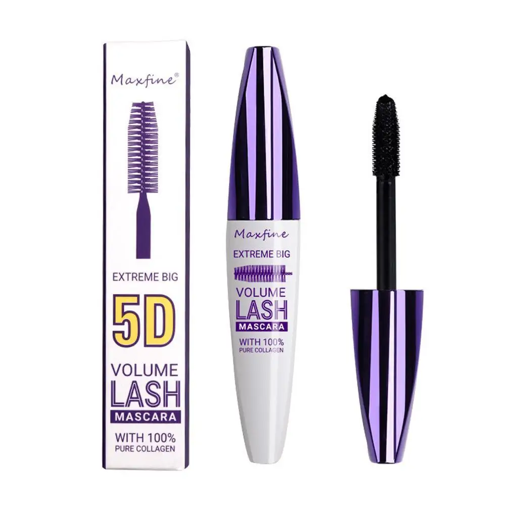 

5 Colors 5D Silk Fiber Lash Mascara Waterproof Rimel Mascara Eyelash Extension Thick Lengthening Eye Lashes Cosmetics