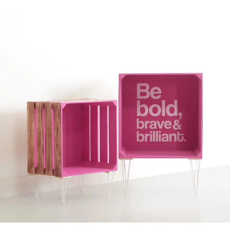 

Вдохновляющие деревянные ящики для хранения, несколько цветов