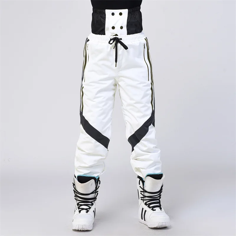 

Мужские женские лыжные штаны, ветрозащитные водонепроницаемые Светоотражающие лыжные штаны, зимние теплые дышащие штаны для сноуборда