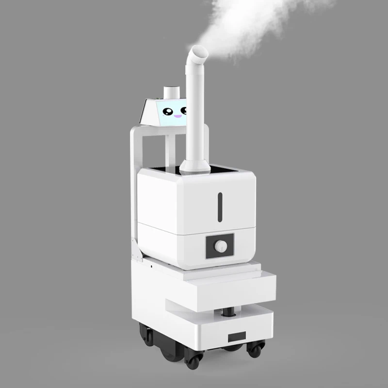 

16L Large Tank Spray Disinfection Robot ROS Navigation System Automatic Intelligent Fog Robot for Hospital Office School Airport
