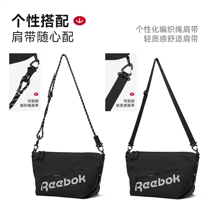 Сумка-мессенджер REEBOK унисекс, легкая, для активного отдыха, для мужчин и женщин, дизайнерская, повседневная, спортивная, наплечная сумка для поездок на работу. (art.: 3920dcc5c4fda) - 3920dcc5c4fda