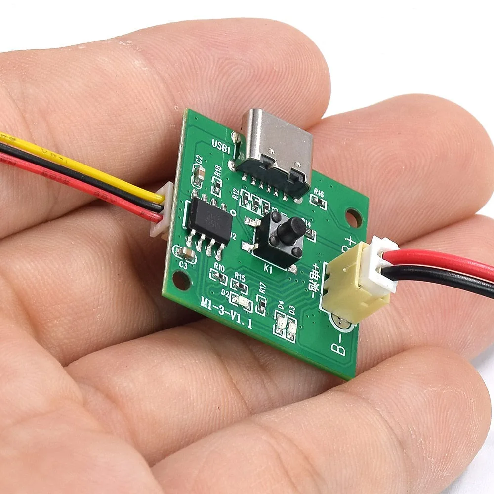 Плата управления бесщеточным двигателем BLDC 1S DC 3.7V-4.2V 3A Mini ESC с портом зарядки Type-C (art.: 3920db17d3053) - 3920db17d3053