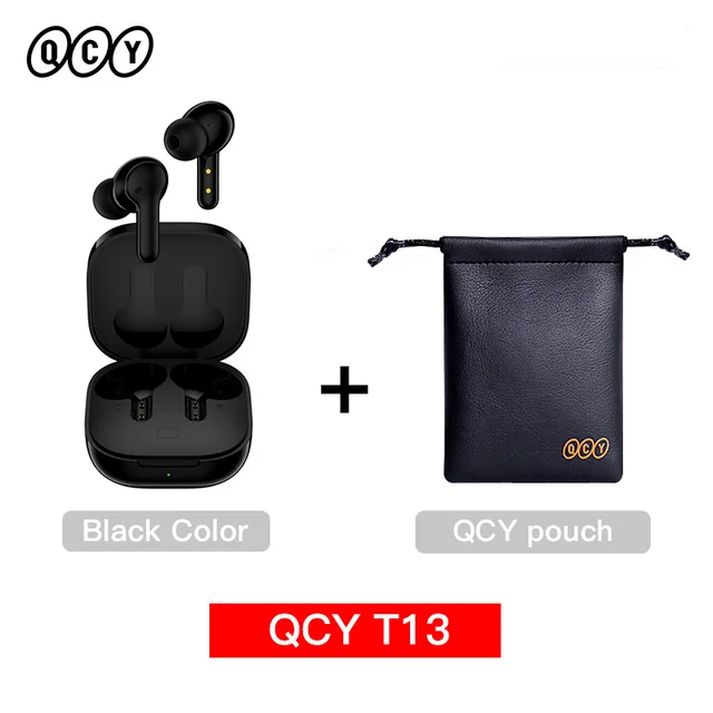 QCY T13 black + pounch