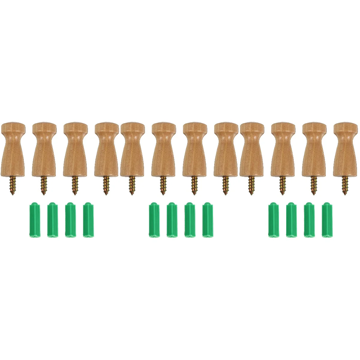 

Hooks Wall Hanger Wooden Coat Pegs Rustic Hanging Mount Decorative Mounted Towel Backpack Rackshook Hat Purse Closet Shaker