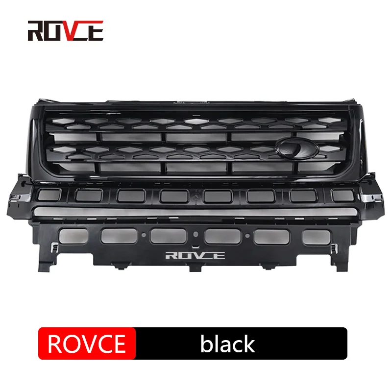 

ROVCE передняя решетка бампера сетка гриль для Land Rover Freelander 2 LR2 2010 2011 2012 2013 2014 2015 2016 автомобильные аксессуары ABS