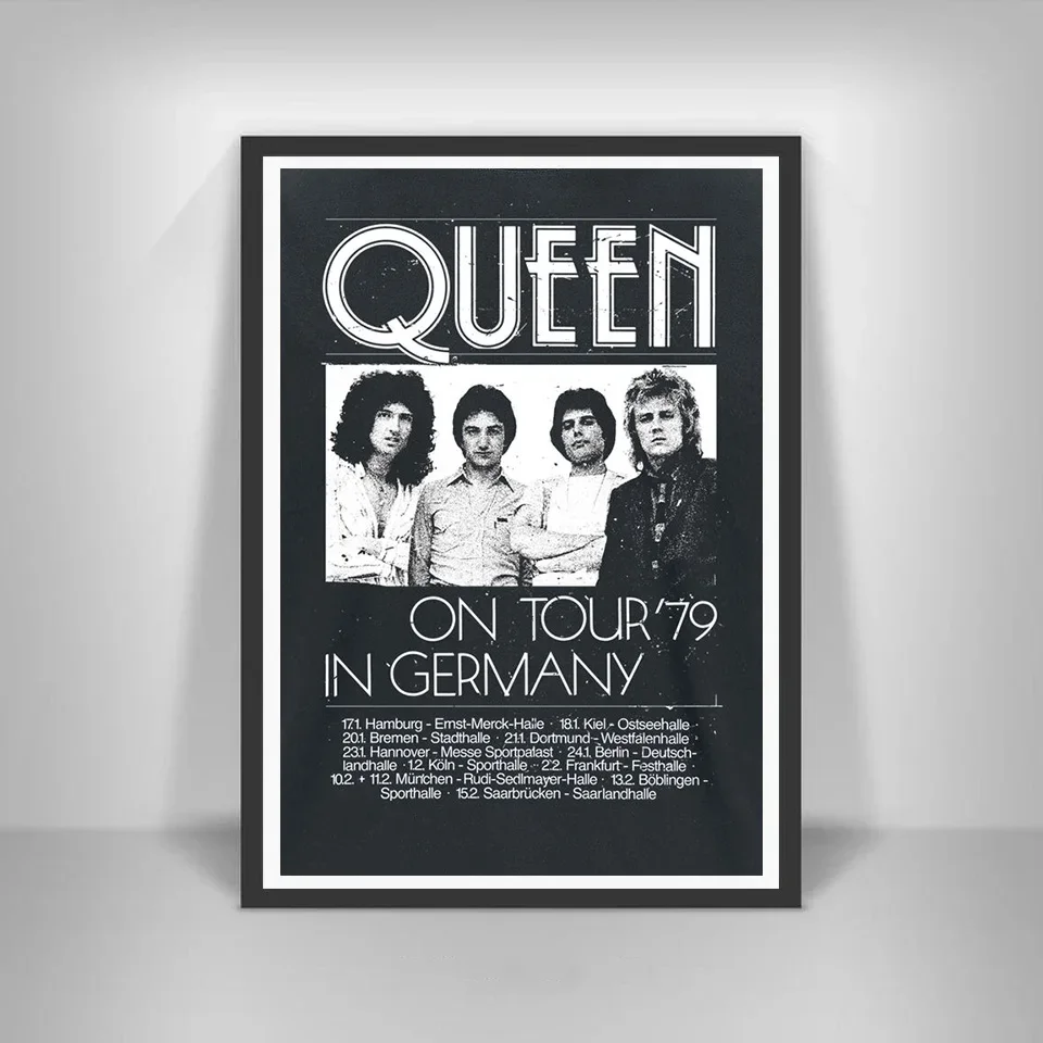 Постер Queen Bike Race богемный Rhapsody рок музыка холст живопись Ретро настенная Домашний