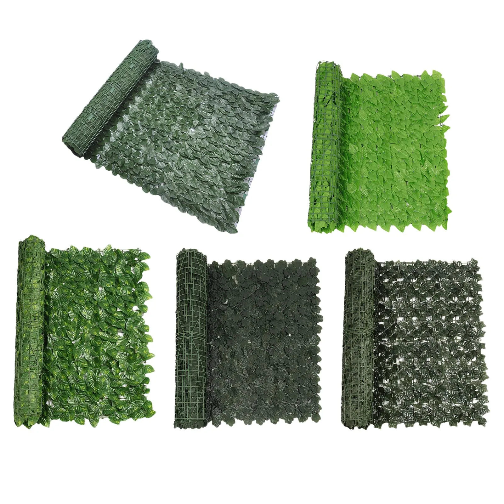 Artificial Ivy Fence Screening Expanding Trellis Fence Roll With Faux Ivy Leaves Privacy Hedge Wall Landscaping Garden Fence