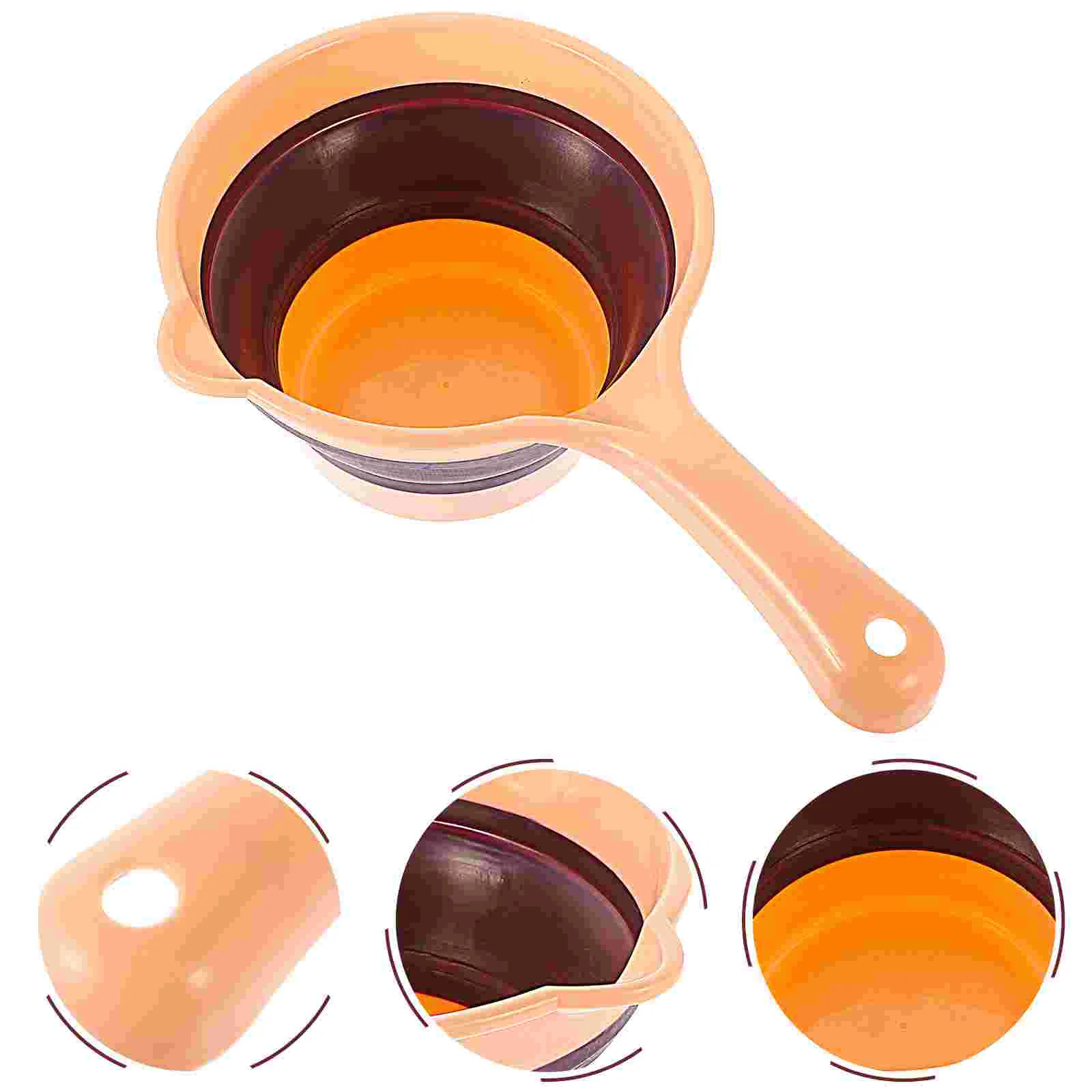 

Ladle Water Scoop Bath Cup Kitchen Dipper Collapsible Rinse Bathroom Bucket Spoon Big Folding Bottle Handle Shampoo Hair Bathing