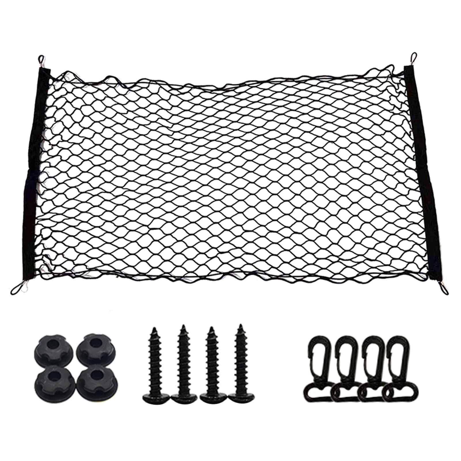 

Universal Truck Cargo Net Heavy Duty Automotive Cargo Nets Heavy Duty Storage Mesh Organizer Truck Accessories 43.31x 23.62in