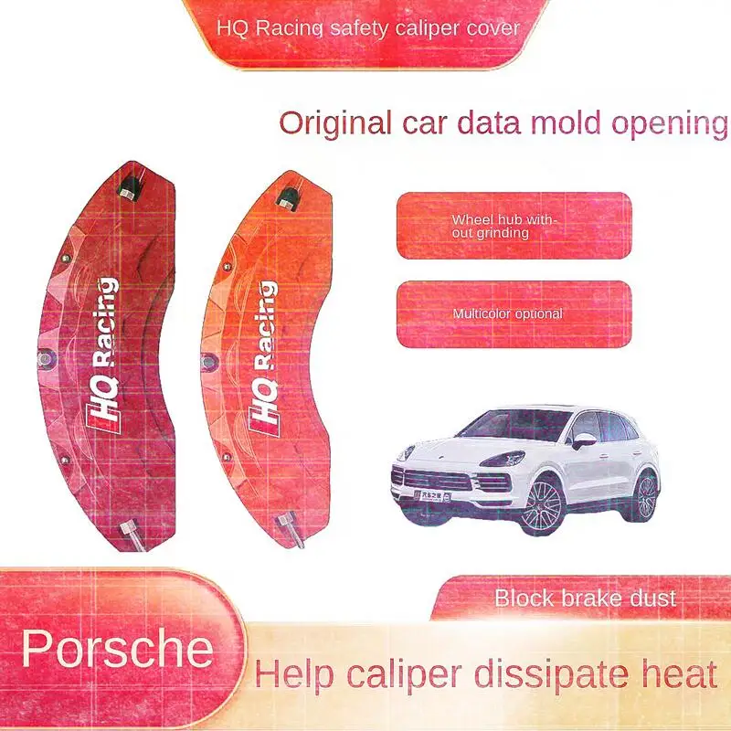 

Aluminum alloy Brake Calipers for Porsche 718 Brake Caliper Cover Maca Macan Palamela Special wheels Modified Caliper Sleeve