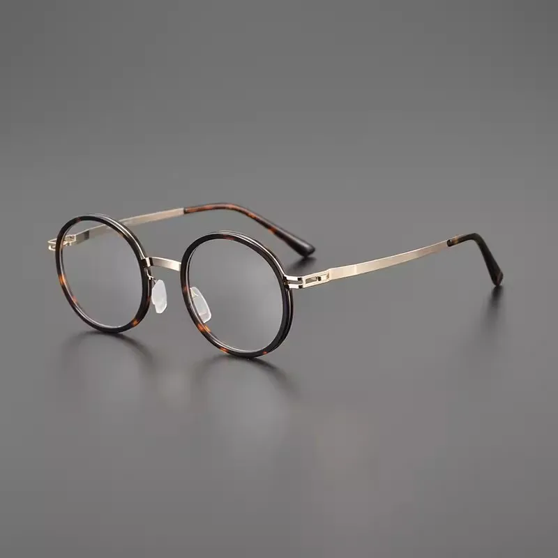 Evove Round Reading Glasses Male Eyeglasses Frame Men Women Anti Blue Light Tortoise Spectacles Optical Myopia Prescription