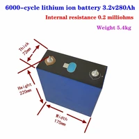 280k electric vehicle lithium battery 3 2v 280ah rechargeable outdoor energy storage power supply 300ah lifepo4