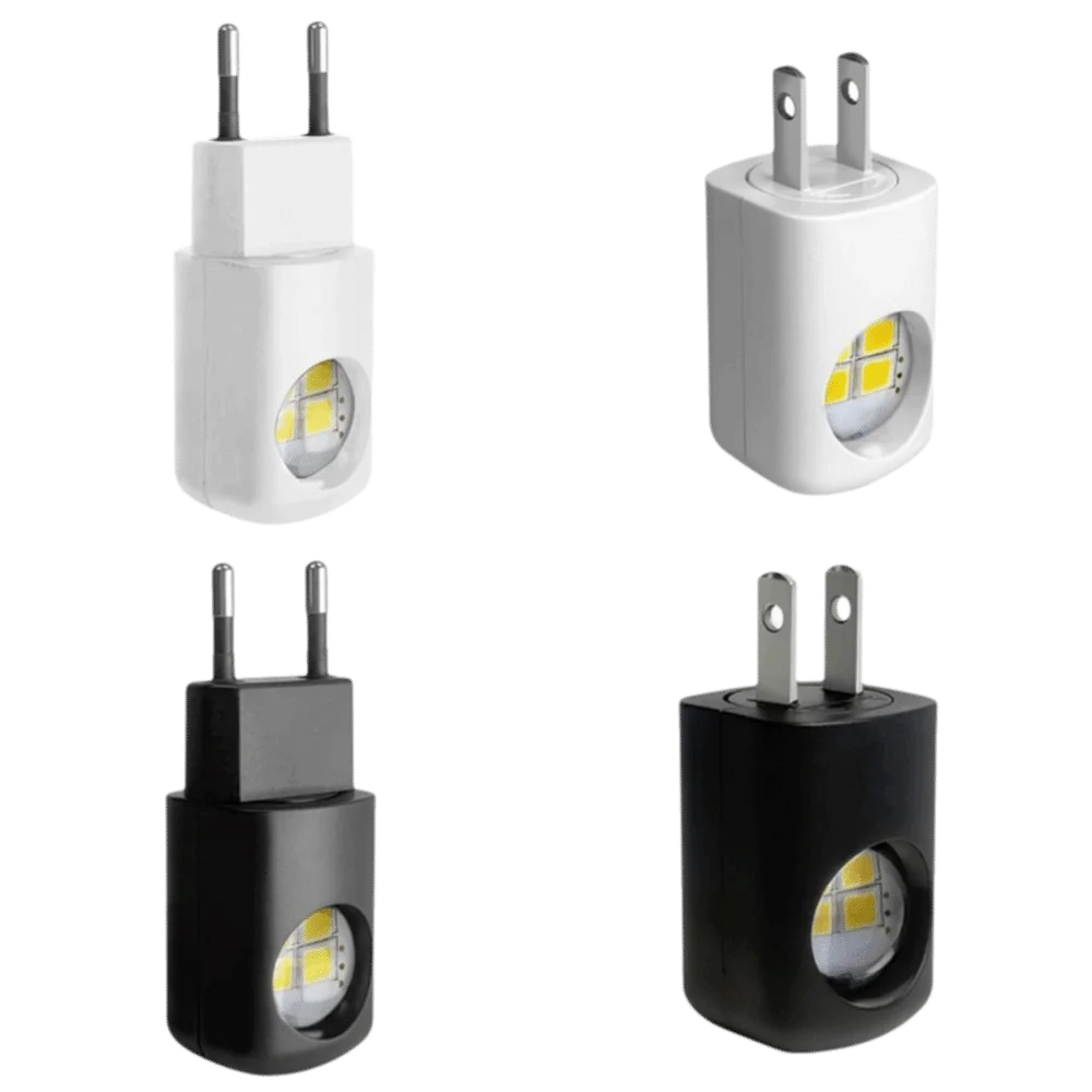 Фото Светодиодный светильник с технологией Plug-in, автоматическим датчиком от заката до рассвета, настенный ночник для дома №2