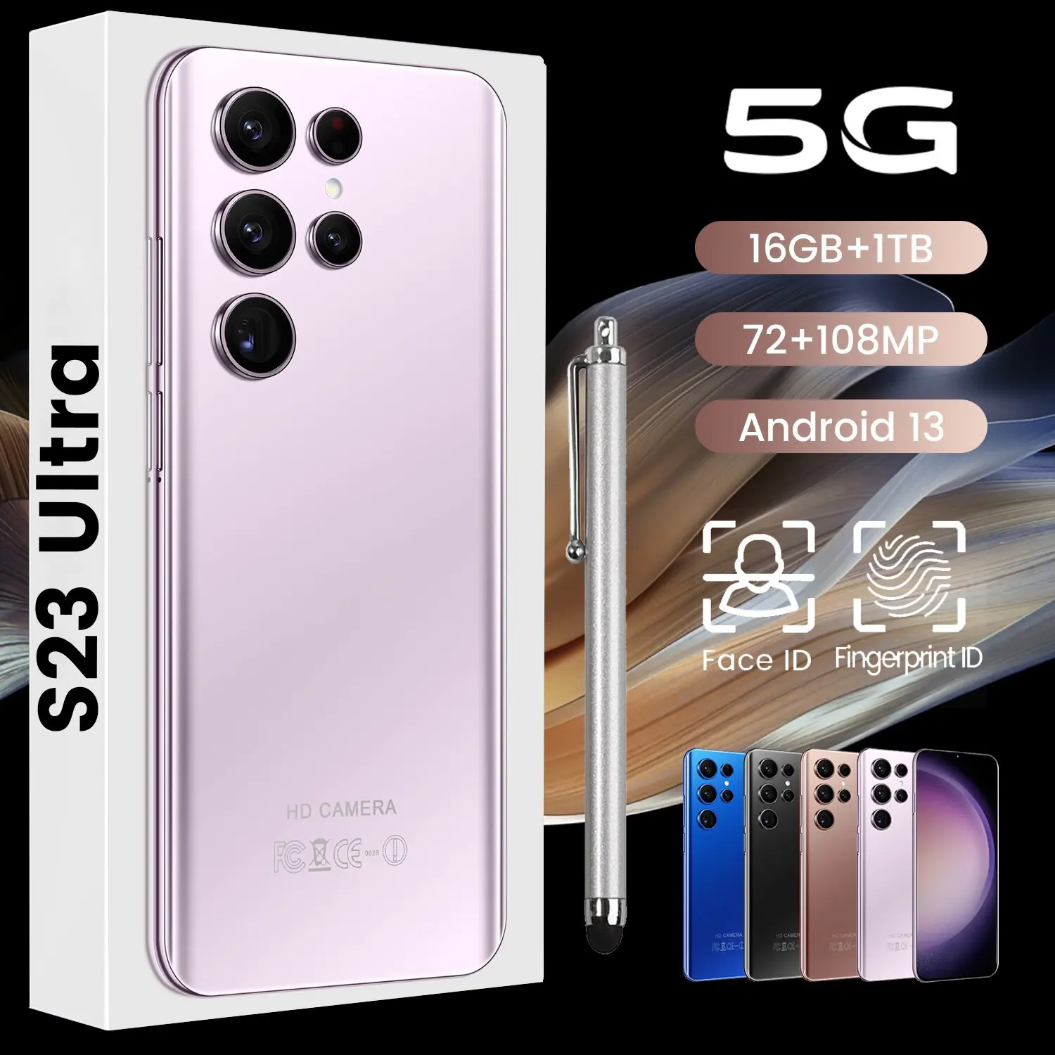 

S23 Ultra new smartphone android phone 7.3inch hd screen cell phone pro telefone 6800mAh 16+1TB Camera 5g mobile phones unlock