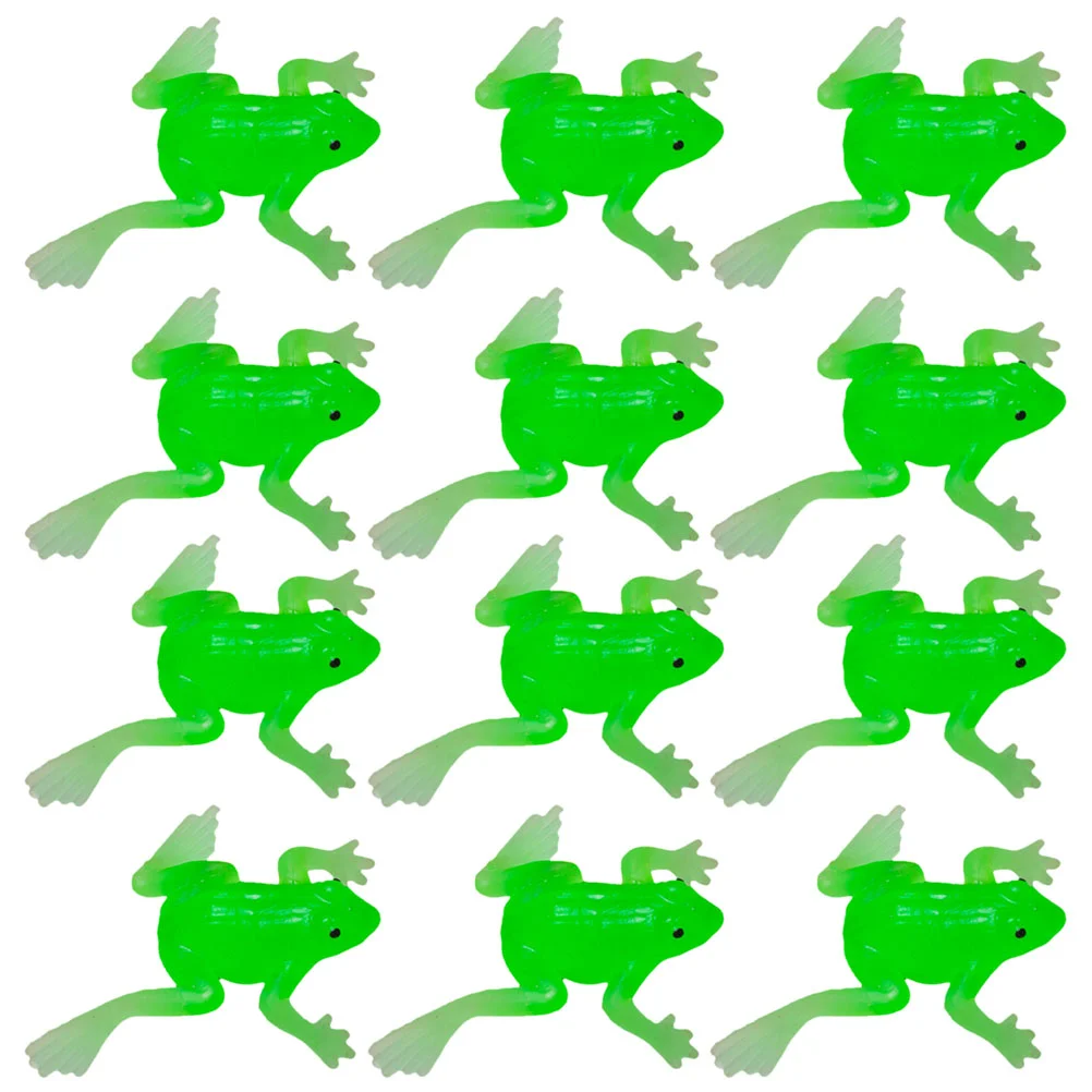 

18 Pcs Statues Soft Rubber Imitation Frog Small Frogs Modeling Decor Animals Cognitive Props Desktop Toy Models Tiny Fake Child