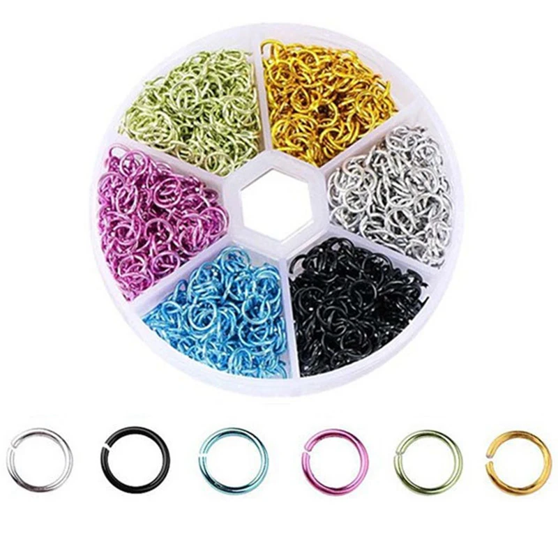 Nail Dangle Ring Metal Alloy Nail Art Aluminum 3D Decorations Piercing Decor Mix Color Nail Jewelry images - 6