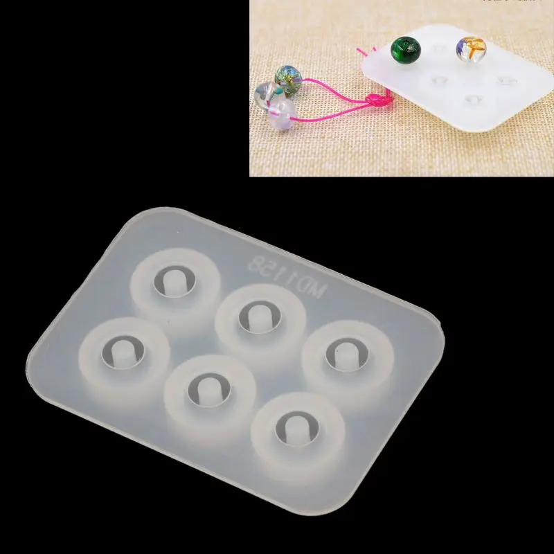 

Beads Resin Silicone Mold Set Pendant Mold for DIY Bracelet Jewelry Making Crafts Gemstone Cabochon Jewelry Casting