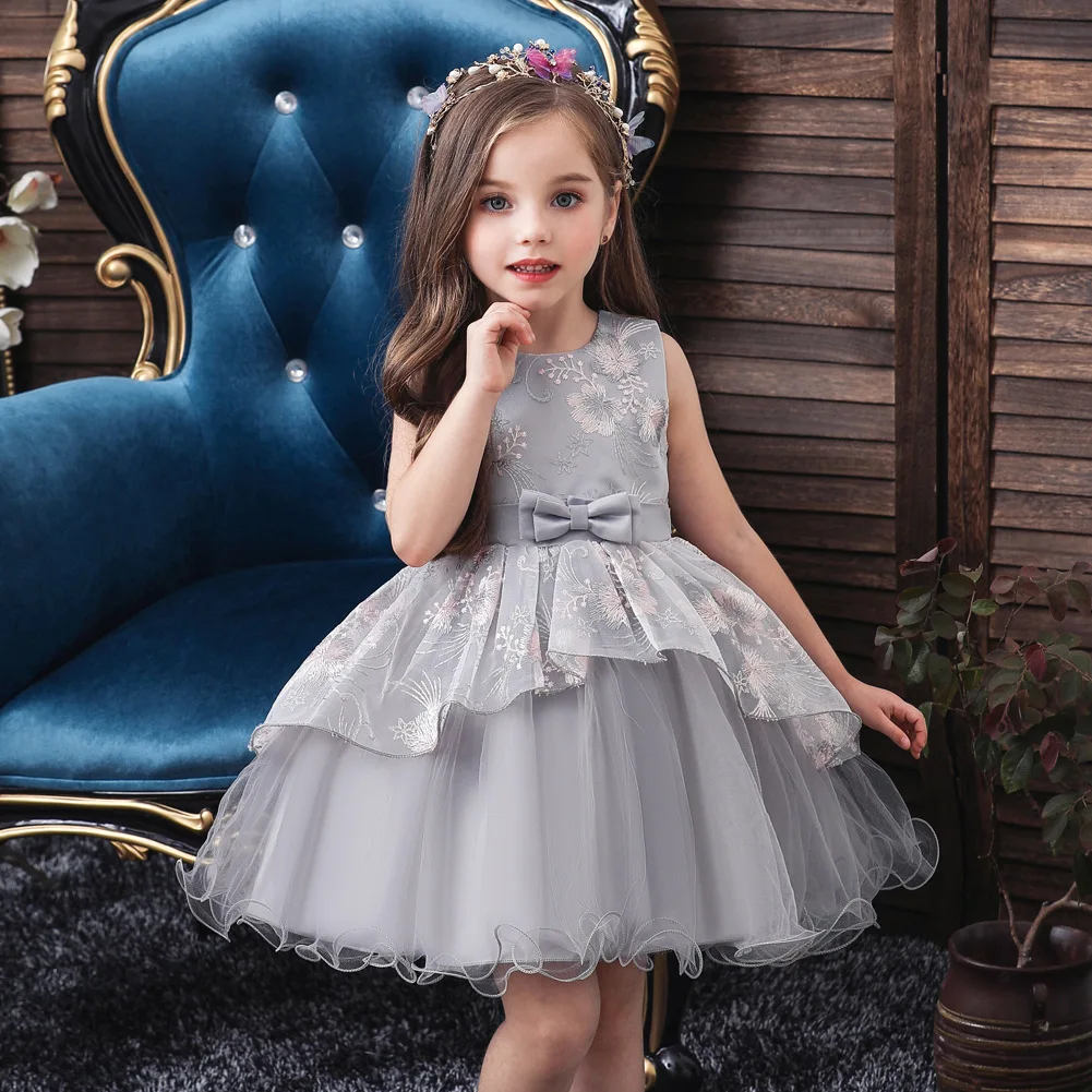 

2022 Irregular Tutu Skirt Children's Dress Wedding Birthday Party Kids Dresses For Girls Children Costume Teenager Prom Designs