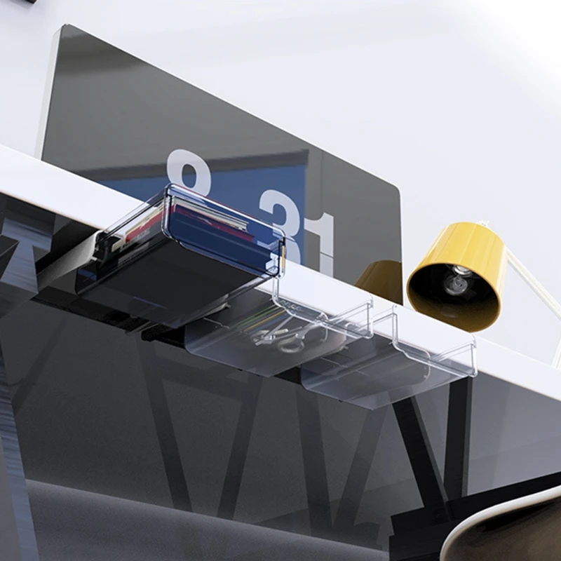 Самоклеящийся ящик для хранения держатель ручек подставка карандашей контейнер