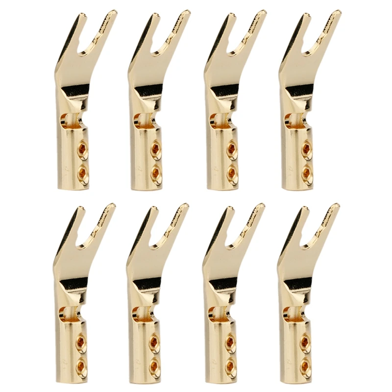 8 шт. медные вилки-лопатки для колонок