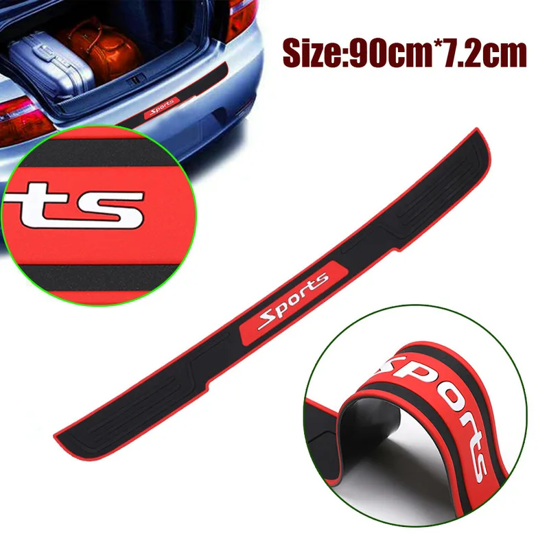 

90cm Car Rear Trunk Sill Bumper Guard Protector Universal Rubber Pad Cover StripThickened Beautiful Car Styling Accessories