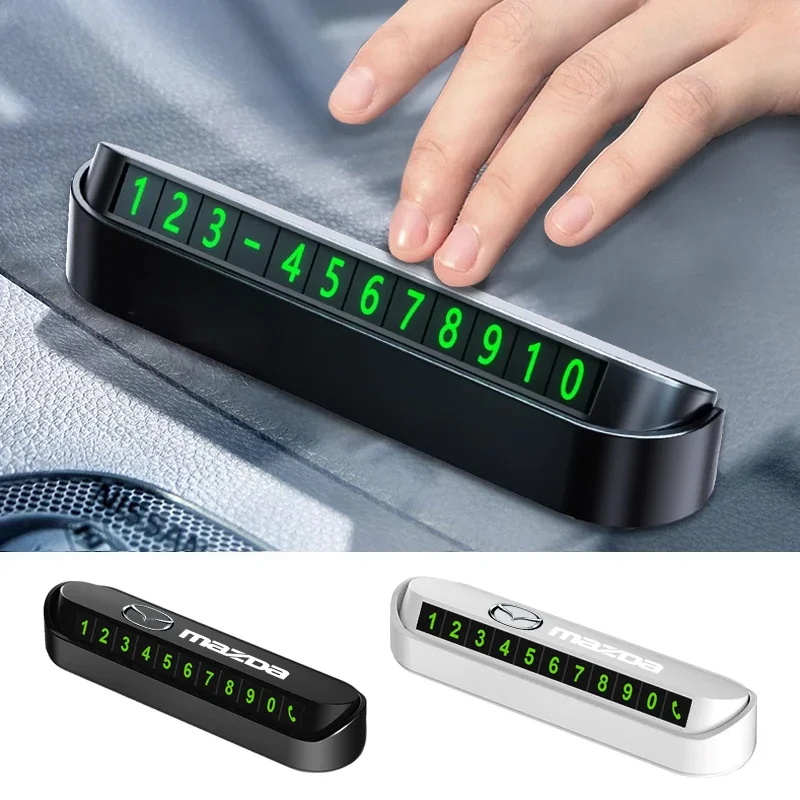 Автомобильный временный знак остановки парковочная карта табличка с номером