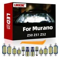 led interior light bulb kit for nissan murano z50 z51 z52 2003 2015 2016 2017 2018 2019 2020 2021 car lamp bulb canbus no error