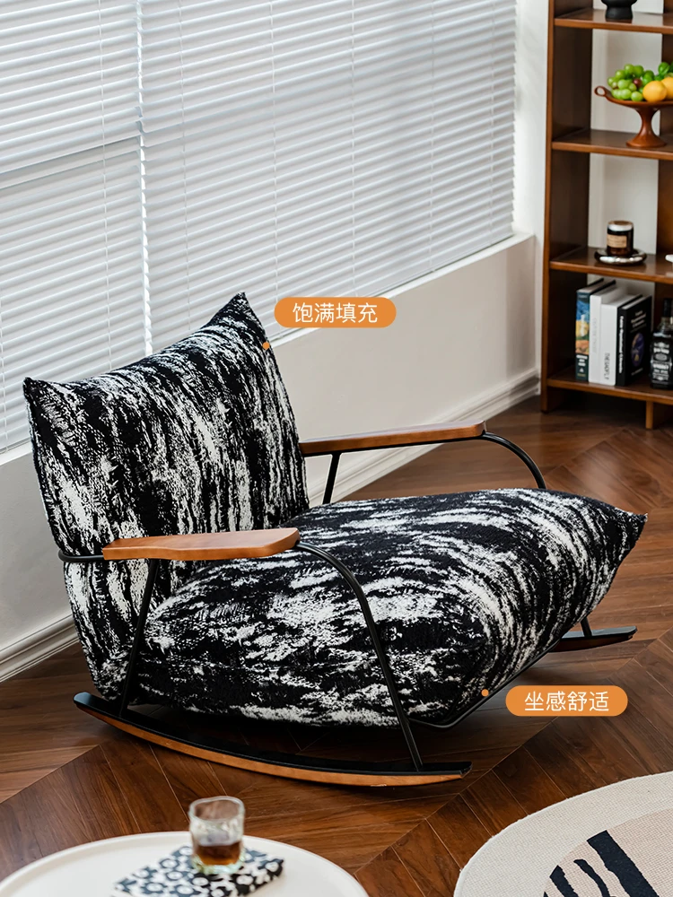 Роскошный домашний диван в скандинавском стиле креативное кресло-качалка для