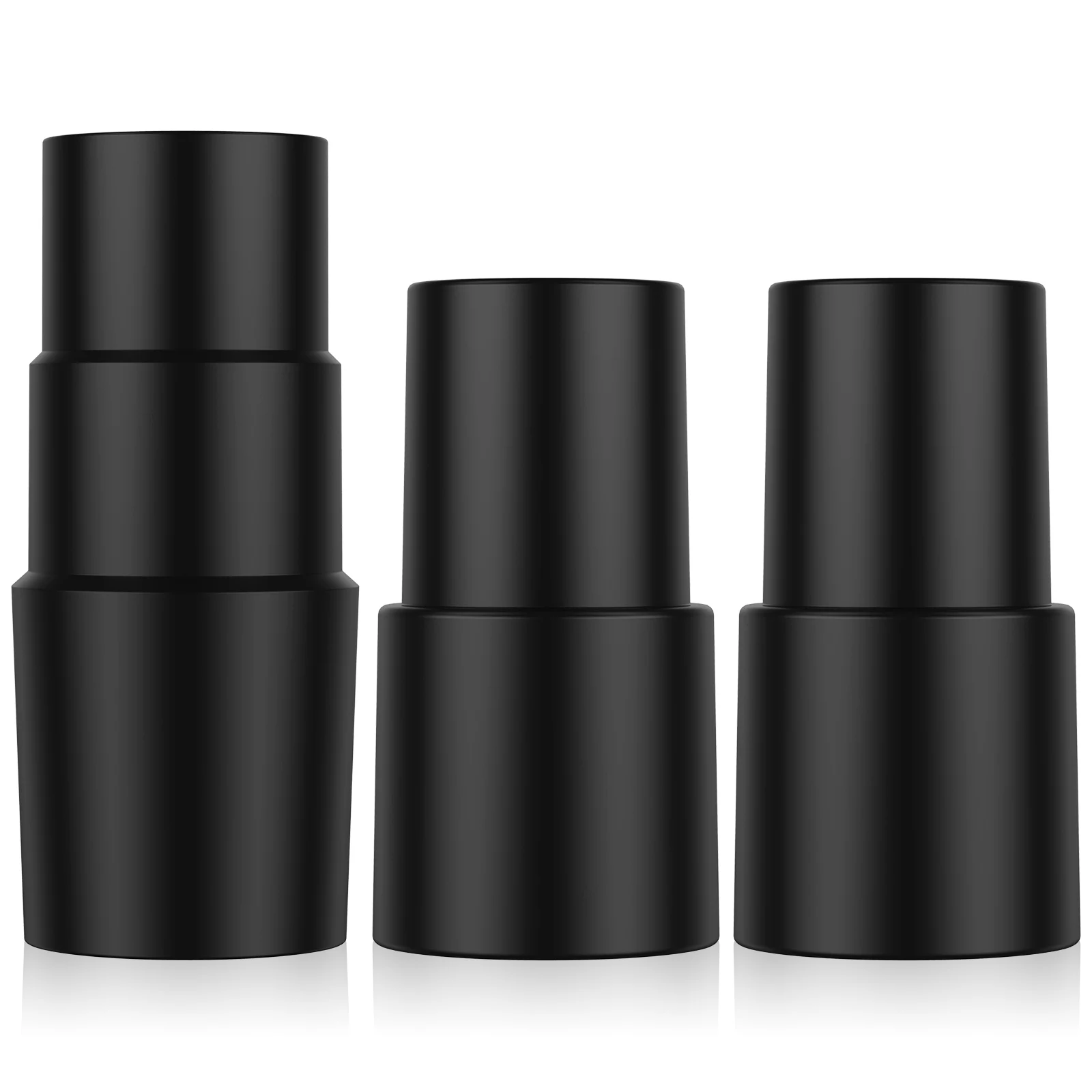 

3Pcs Vacuum Hose Adapter 1-3/8 to 1-1/4 Inch and 1-1/2 to 1-3/8 to 1-1/4 Inch Vacuum Hose Converter Wet and Dry Reusable Plastic