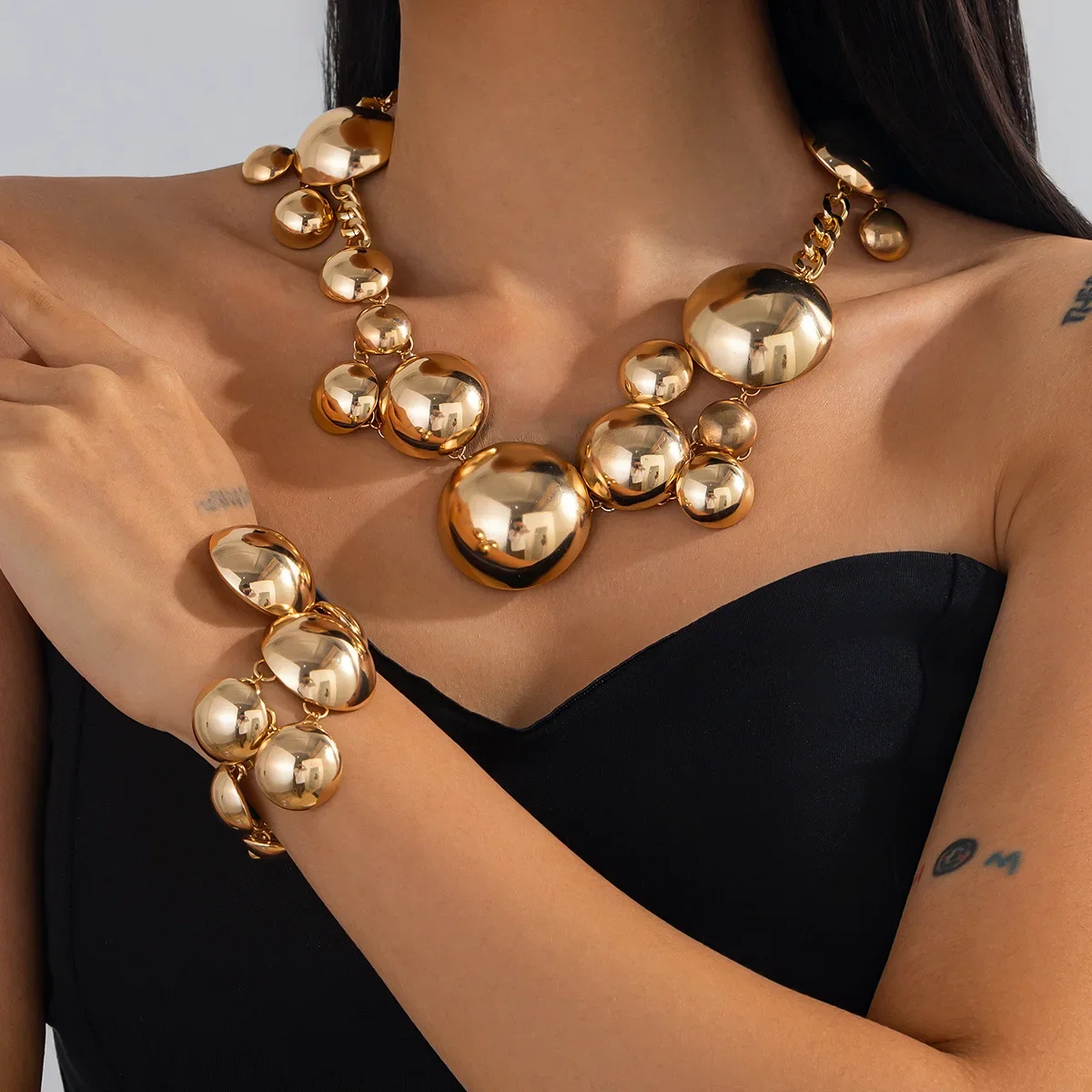 Женское ожерелье из сплава цвет в ассортименте