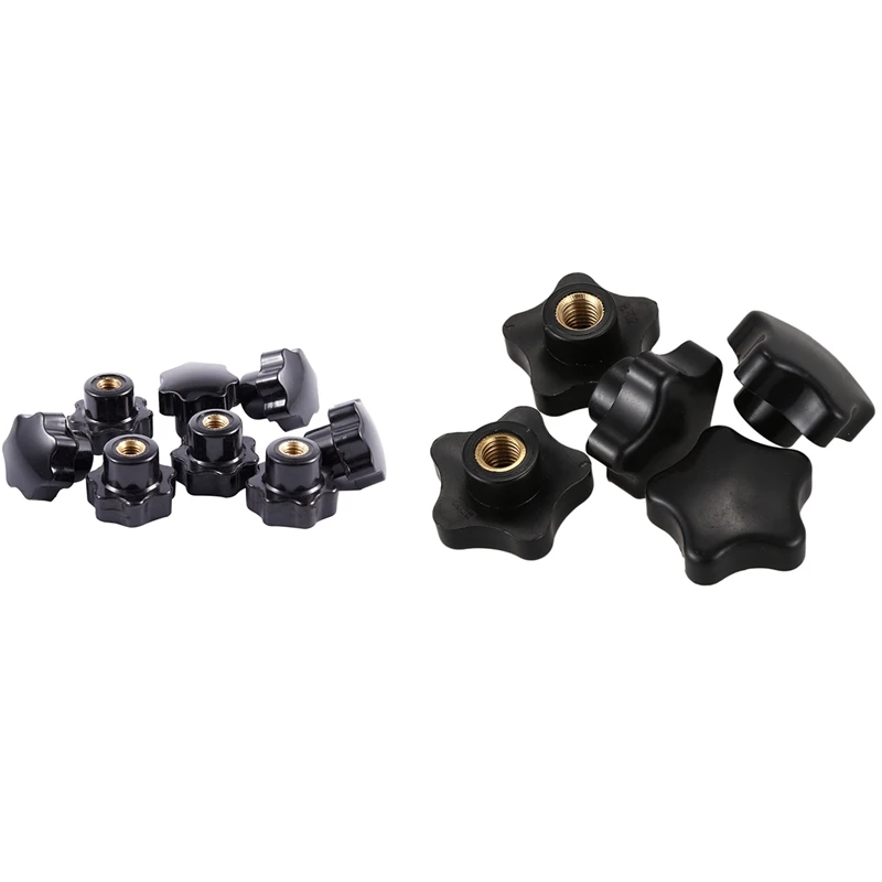 

5 шт. M10 внутренняя резьба 39 мм, пластиковый Звездный винт на фотоэлементах и 8 шт. M6 X 25 мм