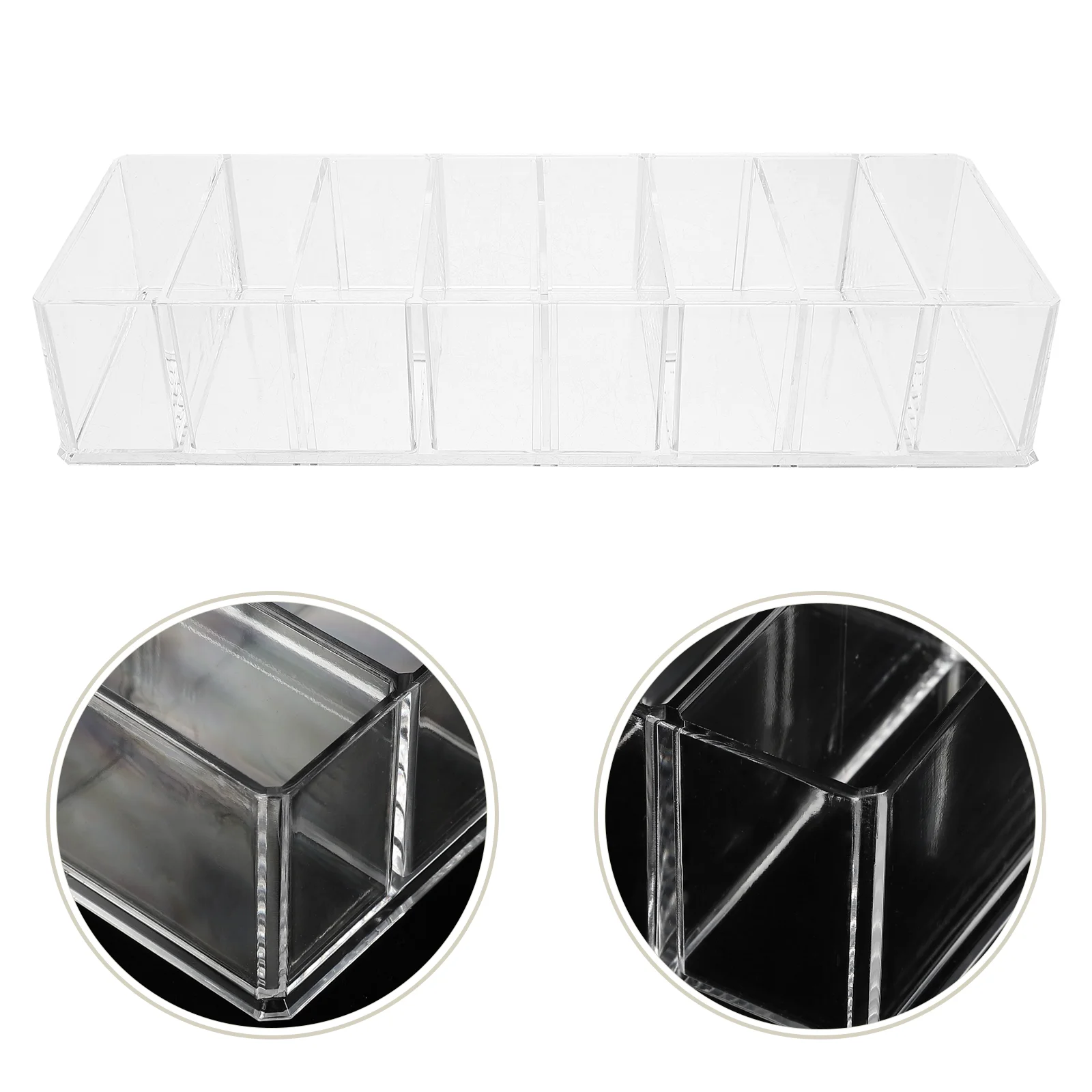

Organizer Makeup Storagebox Tray Desktop Palettescash Stand Money Bedroomcase Polish Nailunit Lipstick Display Sundry Dresser
