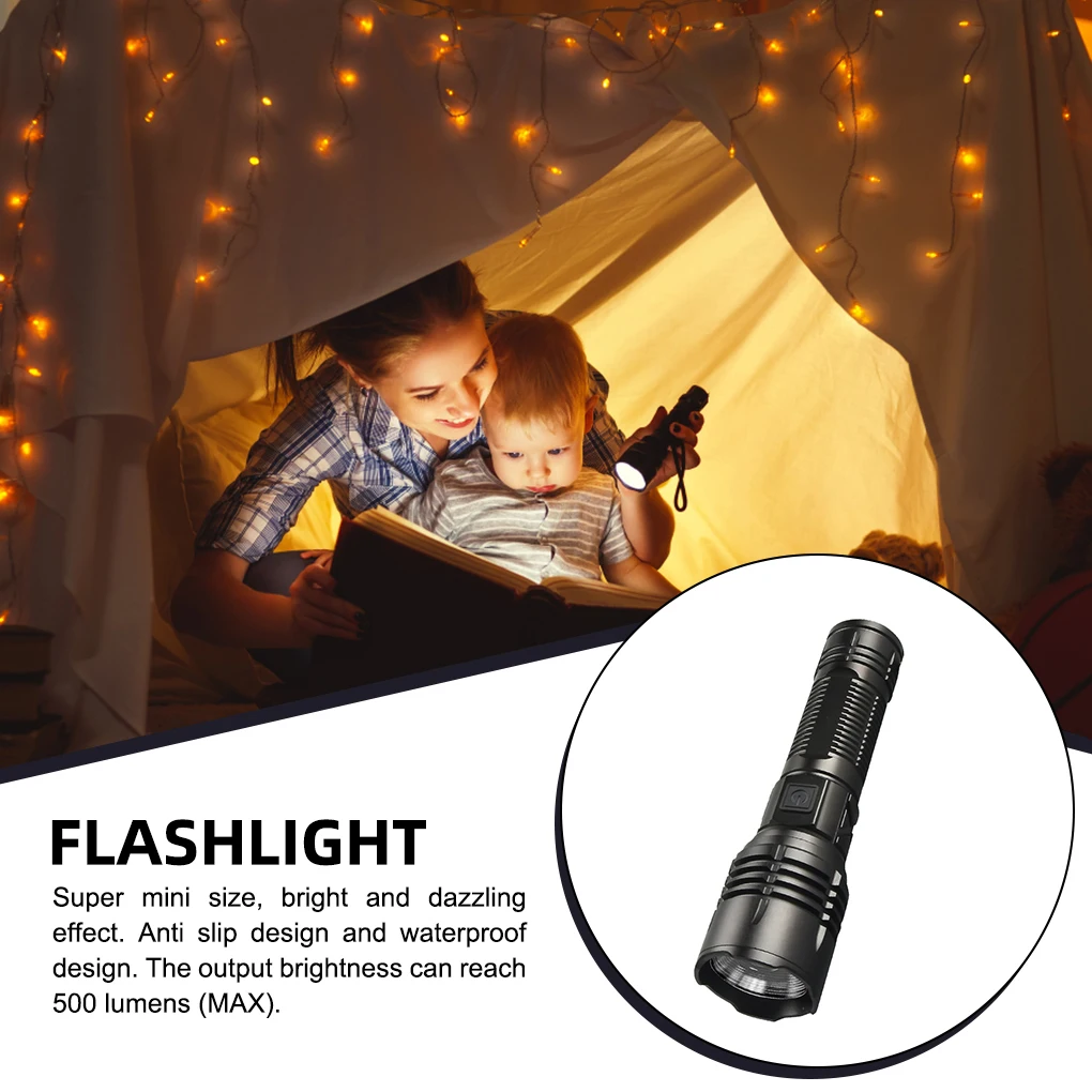 

LED Flashlight Professional Small Size Working Lamp Powerful Fishing Hunting Camping Waterproof Torch Emergency Lamps