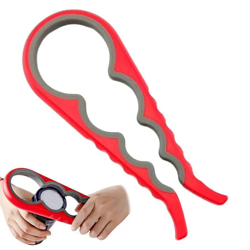

Lid Jar Opener 4 In 1 Handy Screw Cap Jar Openers Multi Purpose Can Opener Bottle Lid Grip Wrench Bottle Kitchen Gadgets Tool