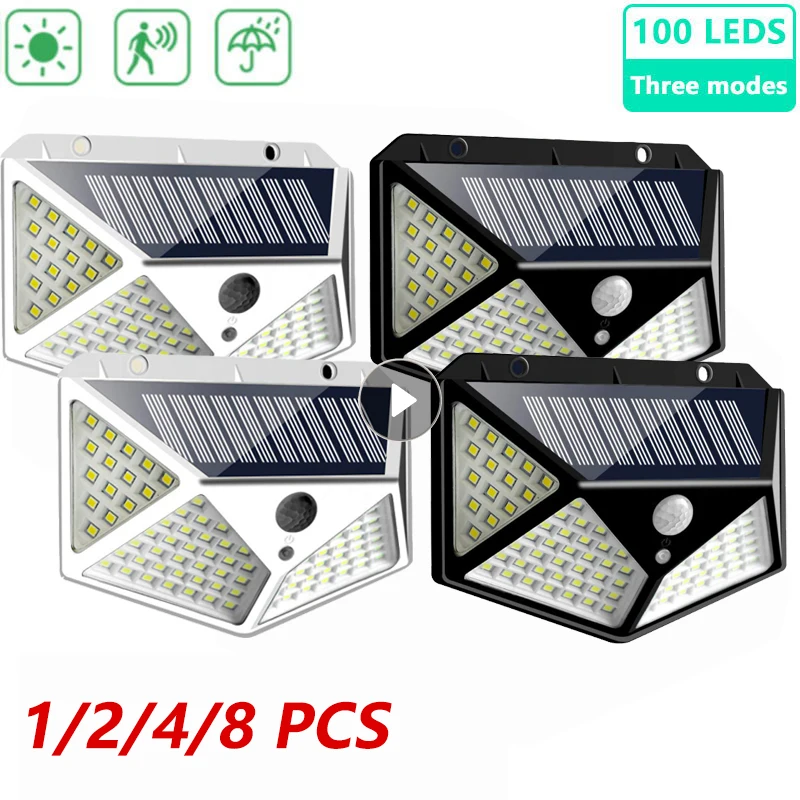 

Solar LED Light Outdoor PIR Motion Sensor Emergency Lights Garden Decoration Sunlight Wall Lamps Waterproof Solar Street Lights