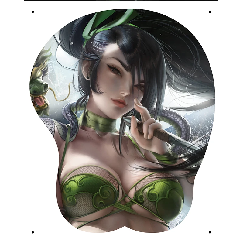 

Creative Cartoon Anime 3D Silicone Chest Mouse Pad Wrist Rest