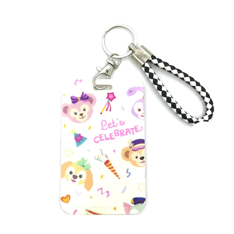 

Linabell Fashion Women Card Holder Lanyard Colorful Retractable Badge Reel Nurse Doctor Student ID Card Clips Badge Holder