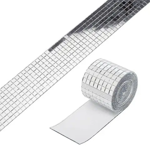 Мозаичные зеркальные плитки 4x60см