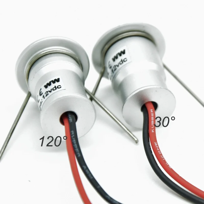 10Pc Мини - лампа Led 12V 5 Светораспределительная Встроенная теплая белая 3000K