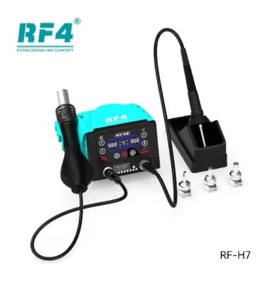 RF4 RF-H7 2 в 1 двойная станция цифровой дисплей термостатический горячий воздух 936