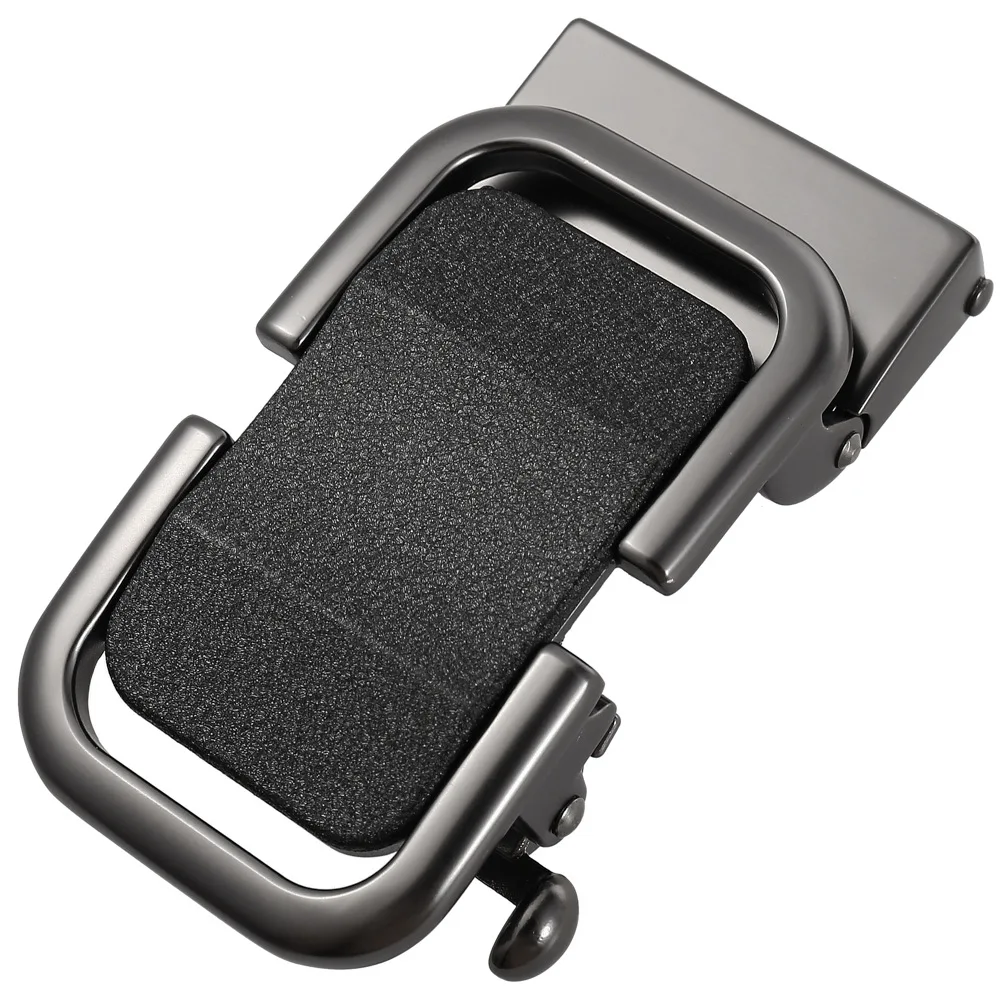 

Brushed Metal Belt Automatic Buckle Men's Fashion Casual Luxury Design Business People Jeans Accessories