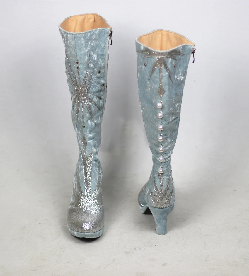 Новинка обувь Анны и Эльзы для косплея взрослых девушек женская свадебная на